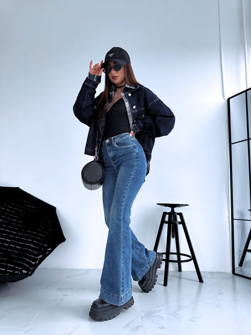 FLARED джинсы "PURE BLUE" 8913